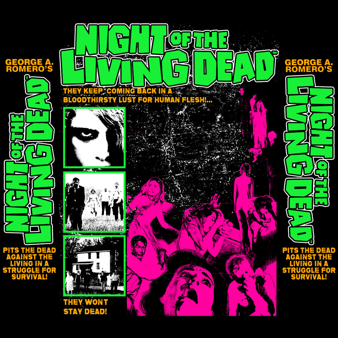 LA NUIT DES MORTS-VIVANTS AVEC MANCHES - SWEAT À CAPUCHE