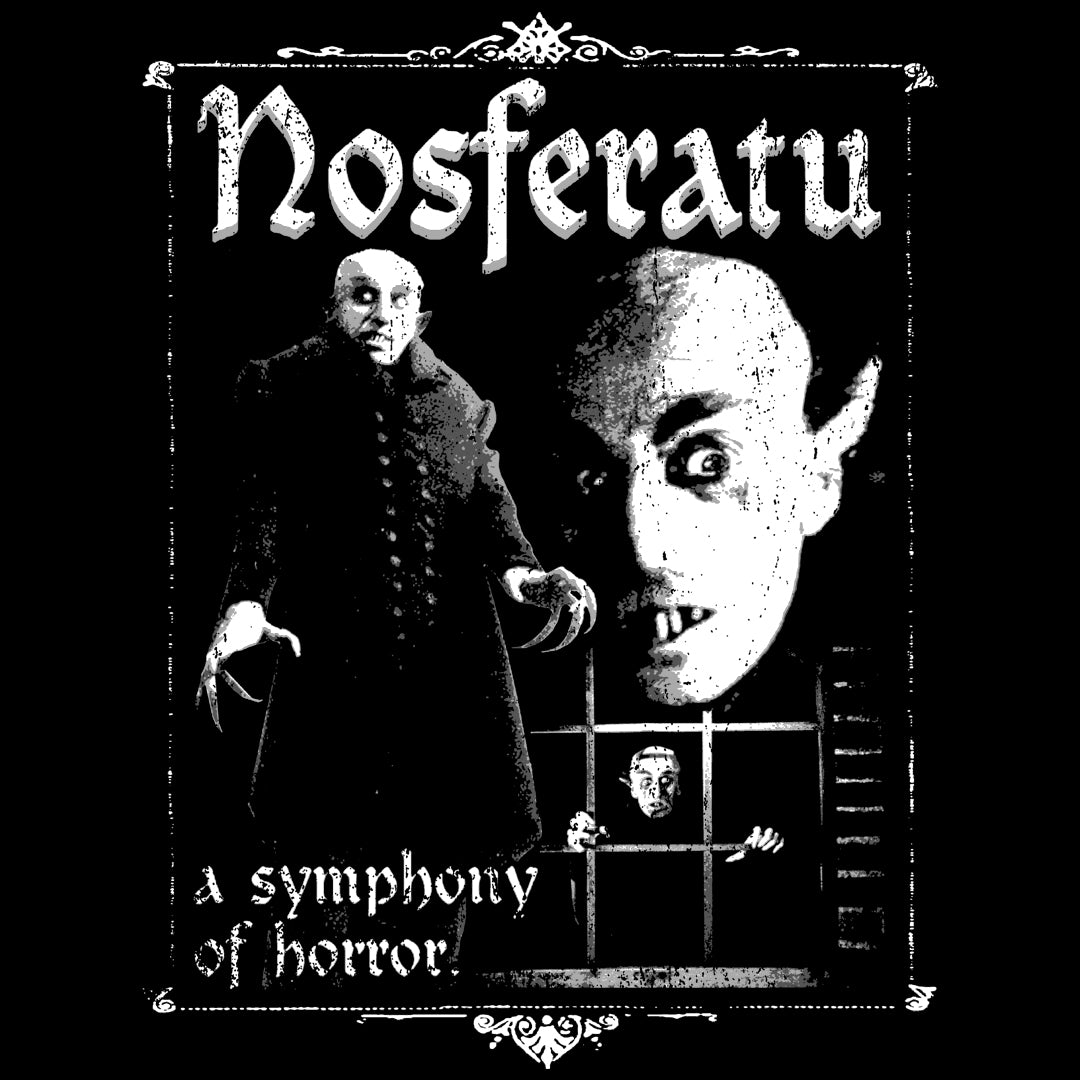 WHITE FRAMED NOSFERATU - T-SHIRT
