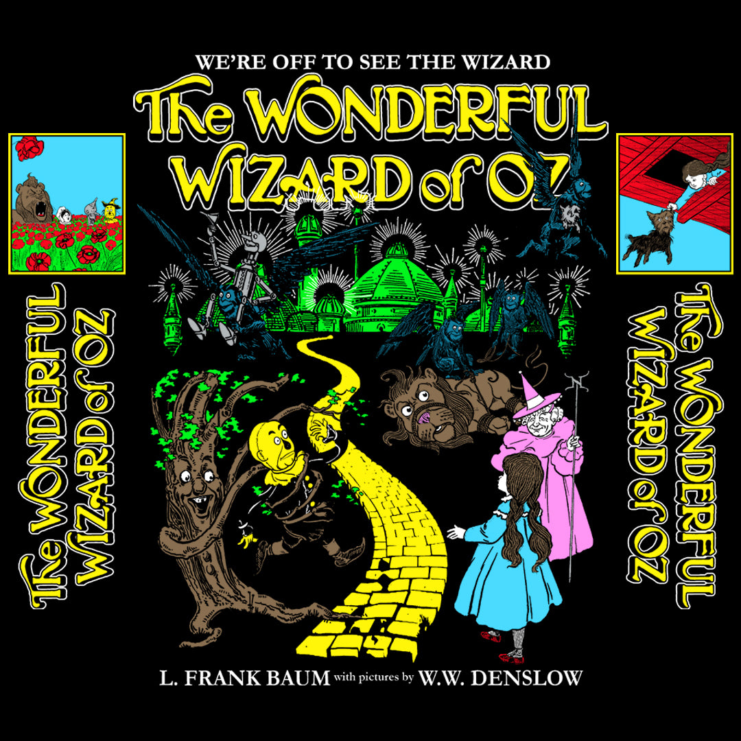 THE WONDERFUL WIZARD OF OZ ILLUSTRATIONS WITH SLEEVES - LONG SLEEVE SHIRT