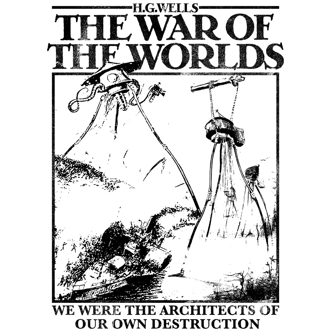 LA GUERRE DES MONDES ILLUSTRATIONS NOIRES - T-SHIRT