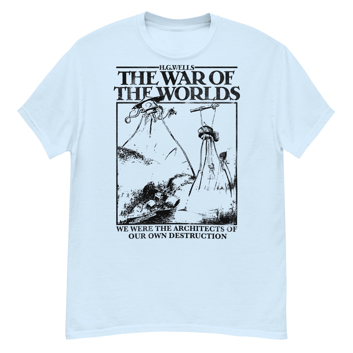 LA GUERRE DES MONDES ILLUSTRATIONS NOIRES - T-SHIRT