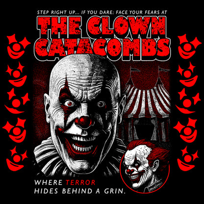 THE CLOWN CATACOMBS WITH SLEEVES - LONG SLEEVE SHIRT