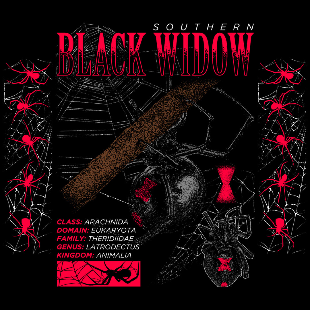 BLACK WIDOW WITH SLEEVES - LONG SLEEVE SHIRT