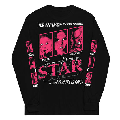 I'M A F**KING STAR! WITH SLEEVES - LONG SLEEVE SHIRT