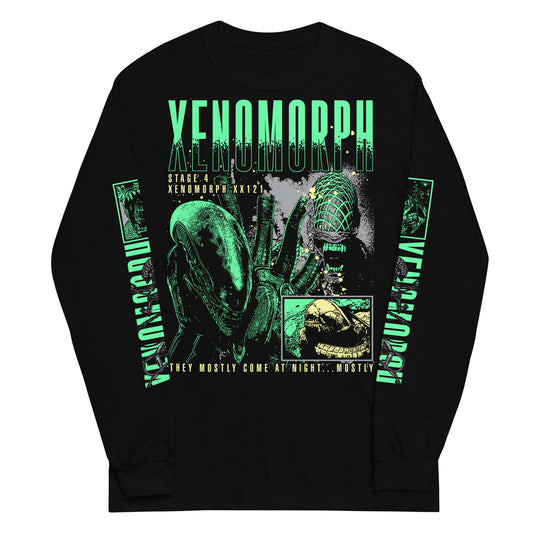 XENOMORPH WITH SLEEVES - LONG SLEEVE SHIRT