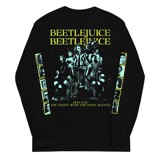 HALFTONE BEETLEJUICE 2 POSTER WITH SLEEVES - LONG SLEEVE SHIRT