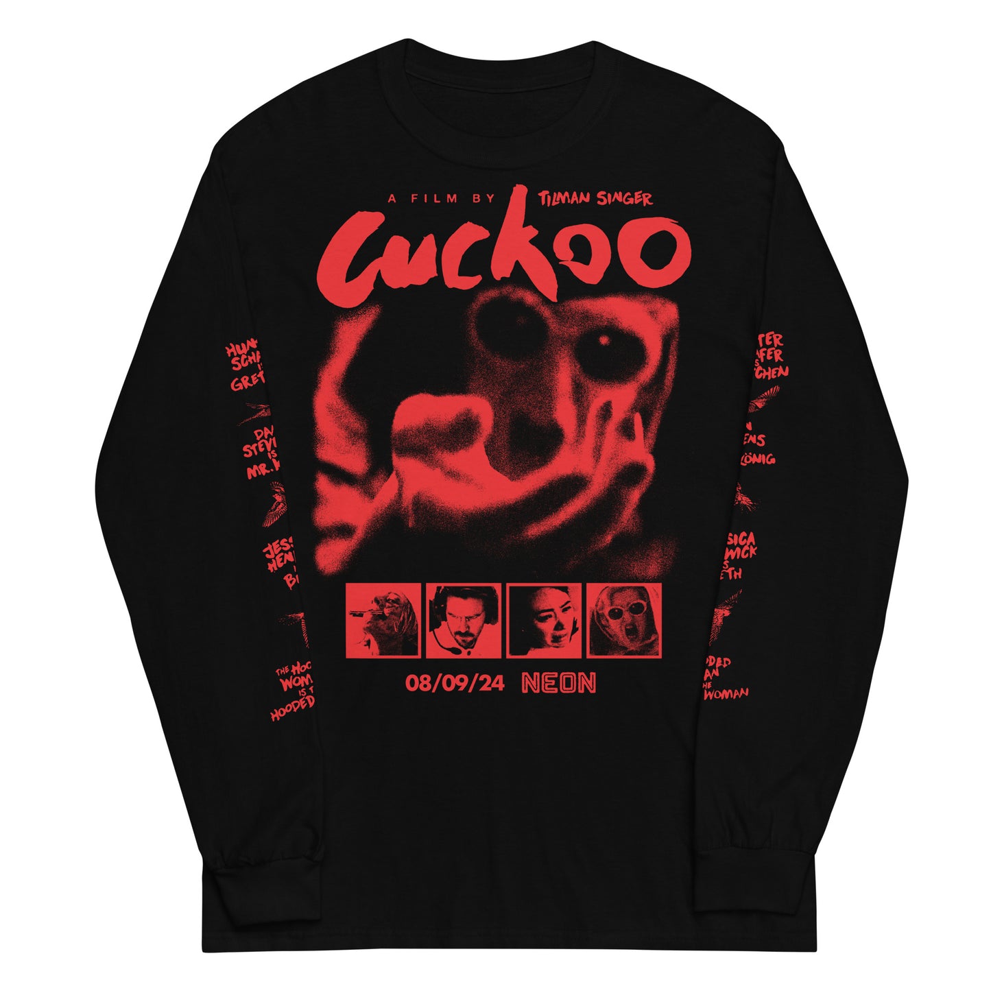 CUCKOO MONSTER FACE WITH SLEEVES - LONG SLEEVE SHIRT