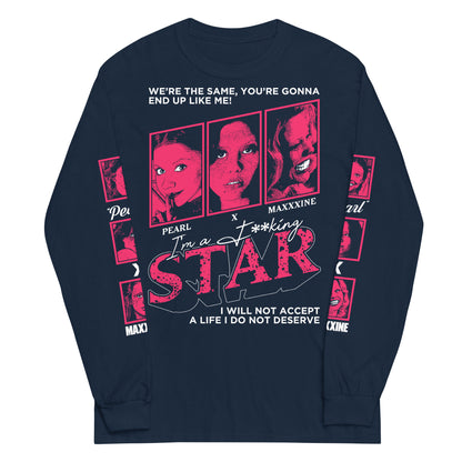 I'M A F**KING STAR! WITH SLEEVES - LONG SLEEVE SHIRT