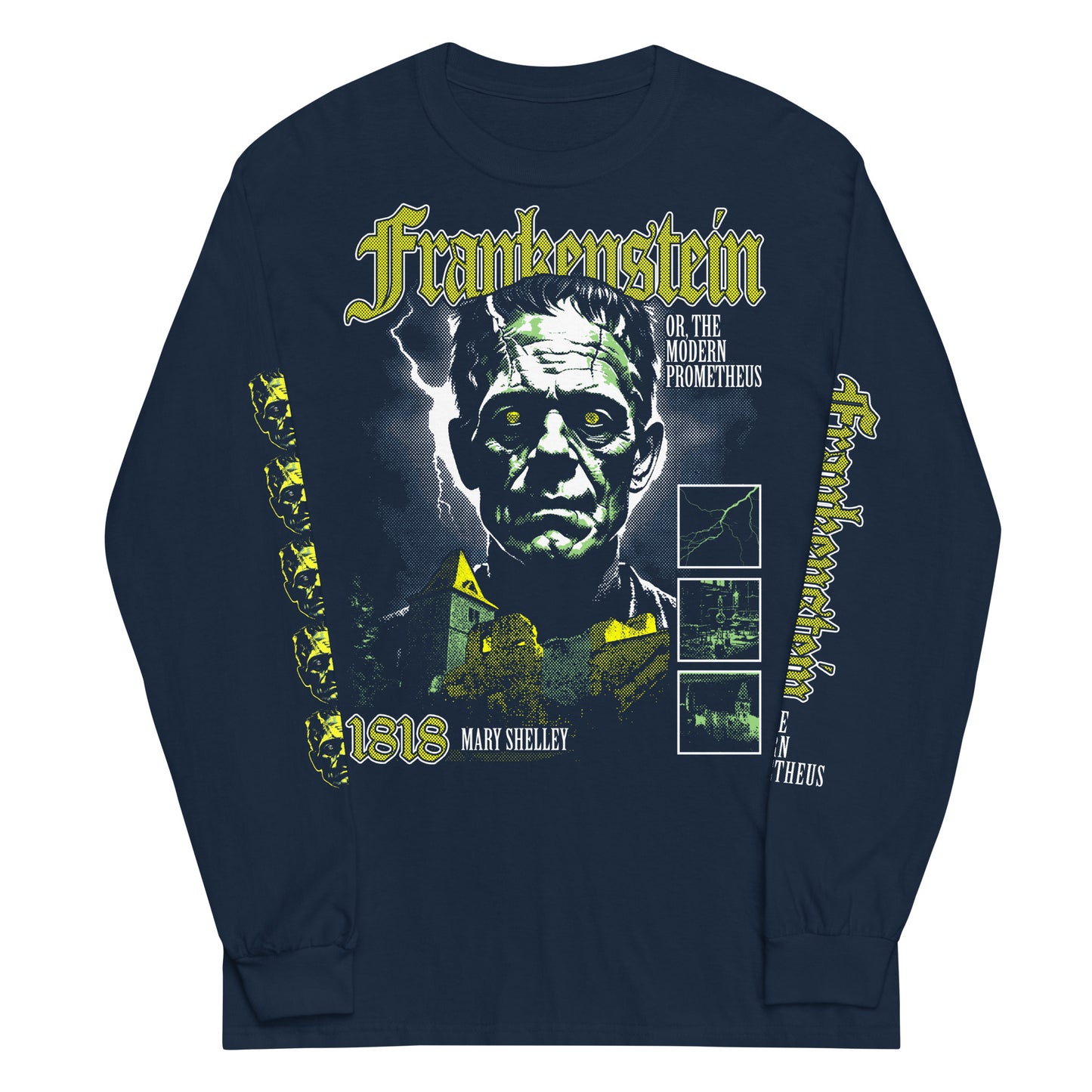 FRANKENSTEIN 1818 AVEC MANCHES - CHEMISE À MANCHES LONGUES