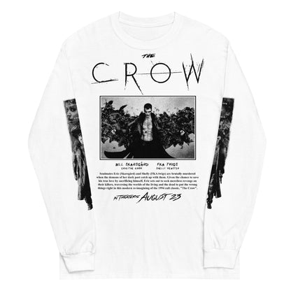 THE CROW 2024 B&W IMAGE WITH SLEEVES - LONG SLEEVE SHIRT