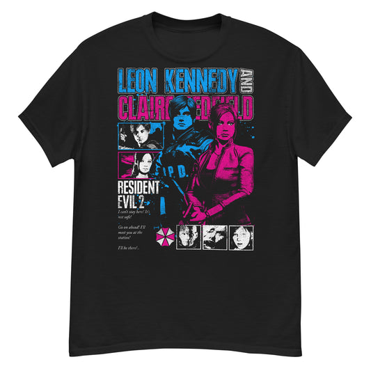 LEON KENNEDY & CLAIRE REDFIELD - T-SHIRT