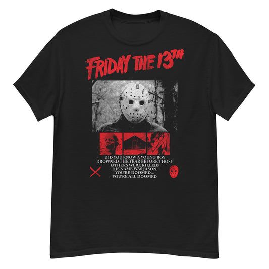 RED & WHITE JASON IMAGES - T-SHIRT