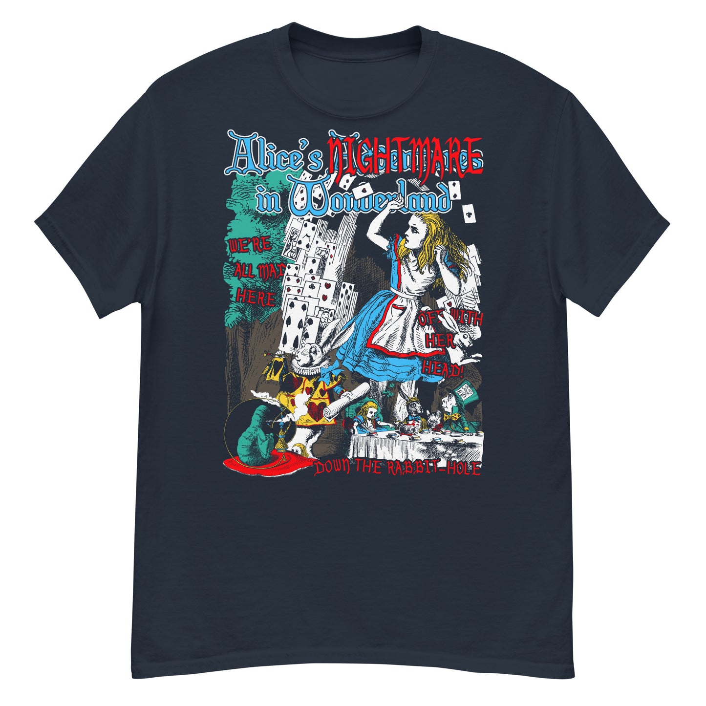 ALICE IN WONDERLAND CLASSIC ILLUSTRATIONS - T-SHIRT