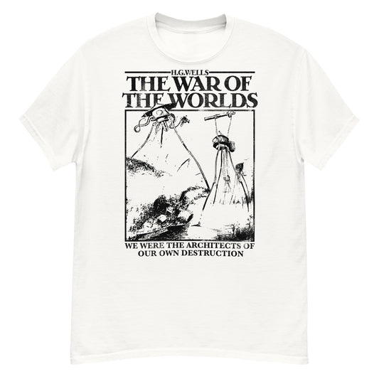 THE WAR OF THE WORLDS BLACK ILLUSTRATIONS - T-SHIRT