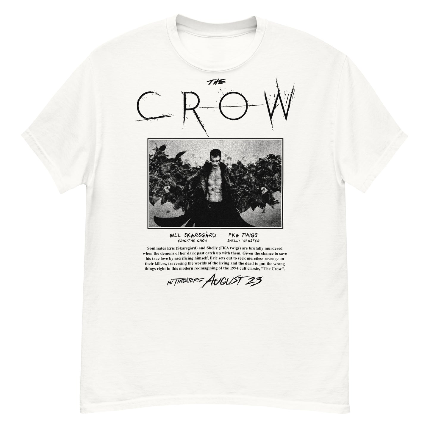 THE CROW 2024 B&W IMAGE - T-SHIRT