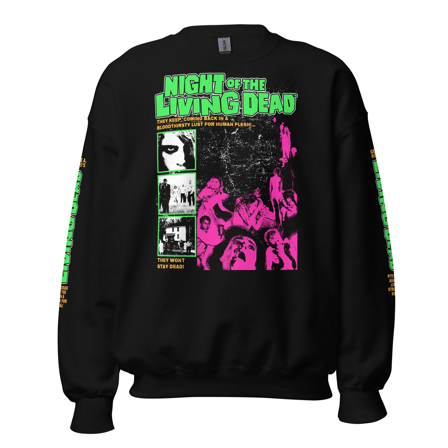 NIGHT OF THE LIVING DEAD WITH SLEEVES - SWEATSHIRT