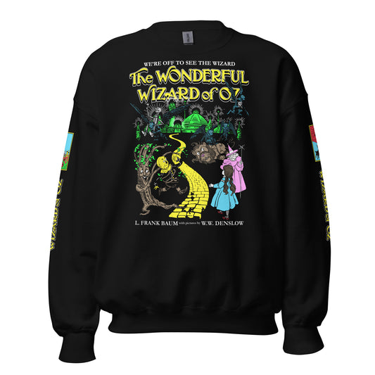 THE WONDERFUL WIZARD OF OZ ILLUSTRATIONS WITH SLEEVES - SWEATSHIRT