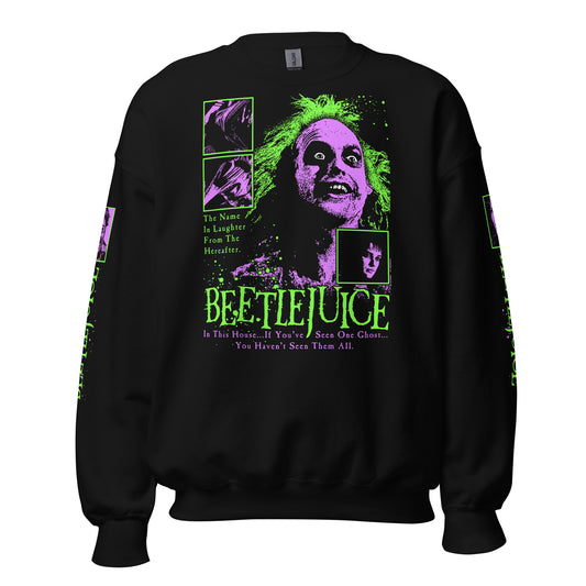 PURPLE & GREEN CHARACTERS WITH SLEEVES - SWEATSHIRT