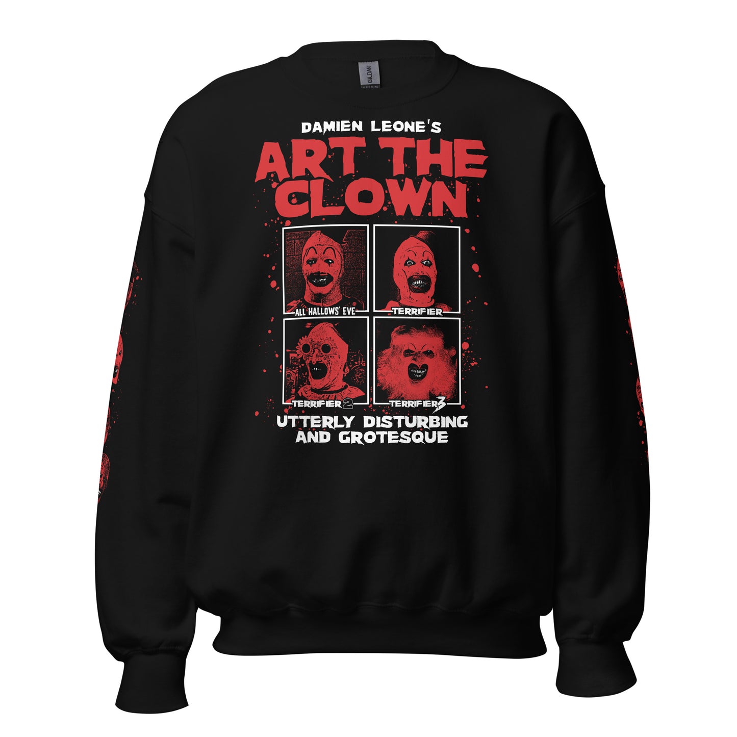 ART THE CLOWN FOUR UP WITH SLEEVES - SWEATSHIRT