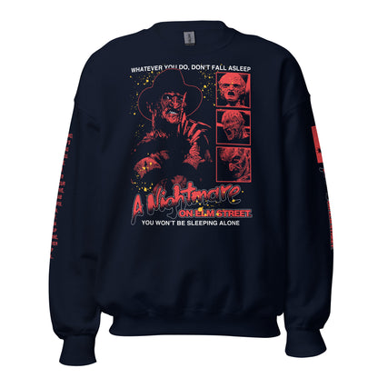 RED & WHITE FREDDY IMAGES WITH SLEEVES - SWEATSHIRT