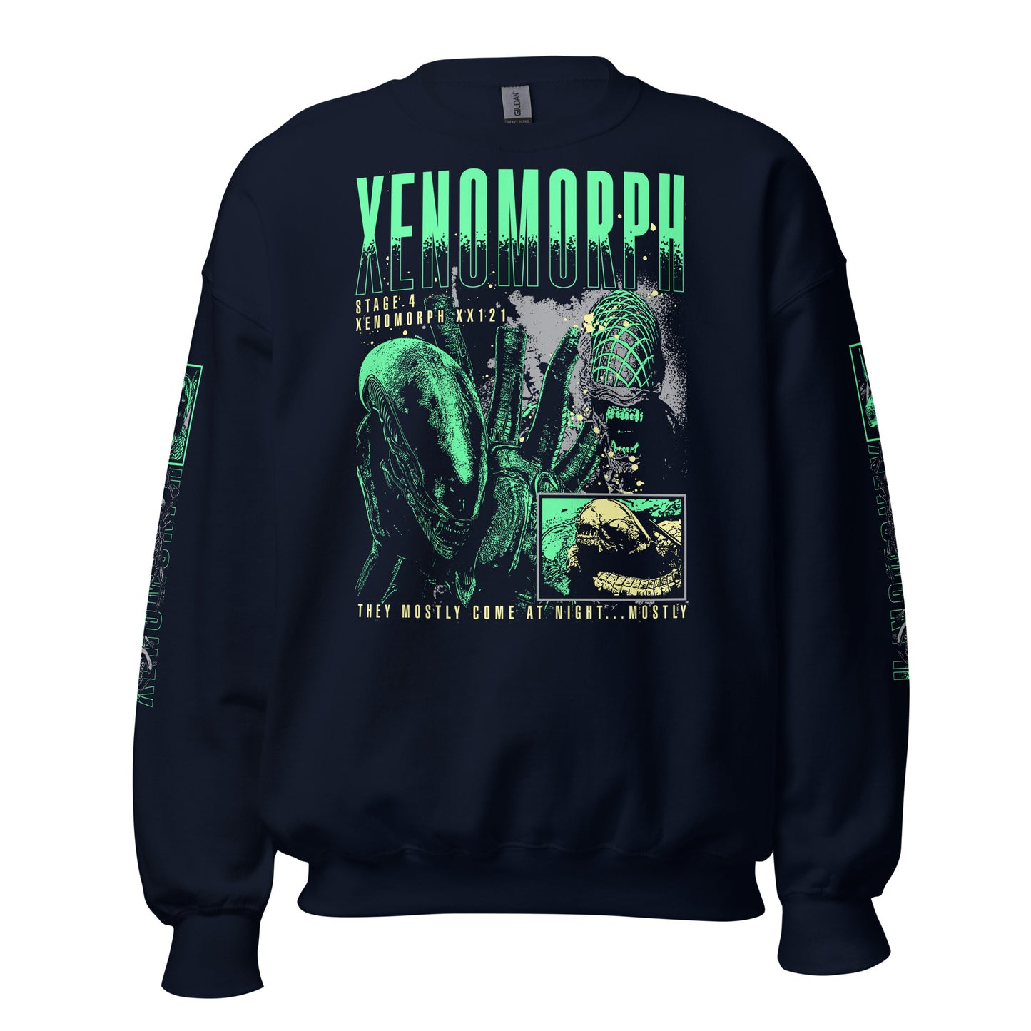 XENOMORPH WITH SLEEVES - SWEATSHIRT