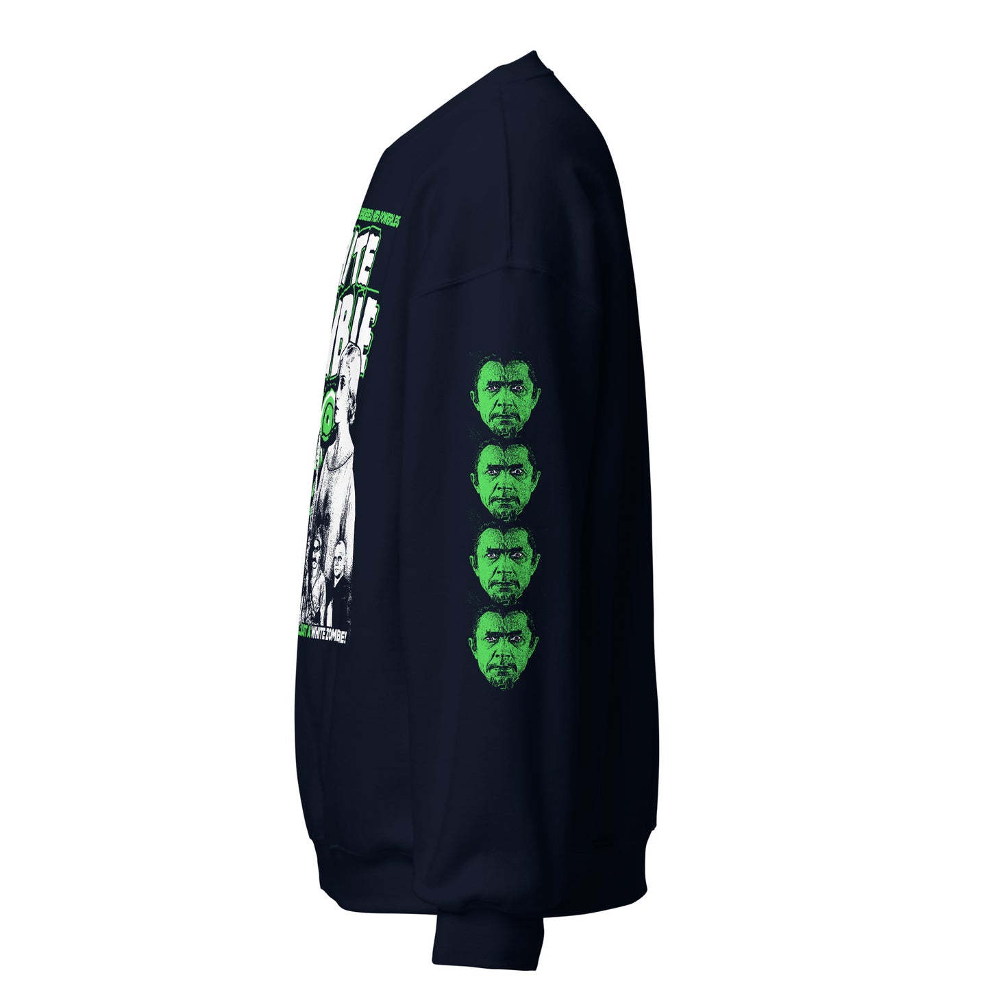 WHITE ZOMBIE WITH SLEEVES - SWEATSHIRT