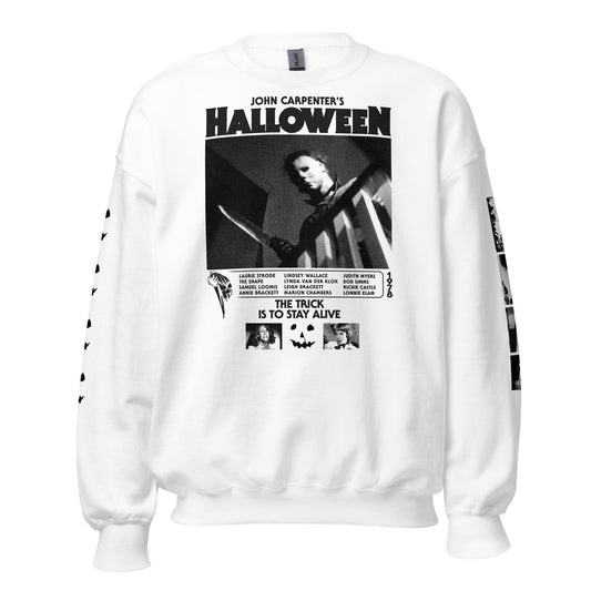 HALLOWEEN BLACK PHOTOS WITH SLEEVES - SWEATSHIRT