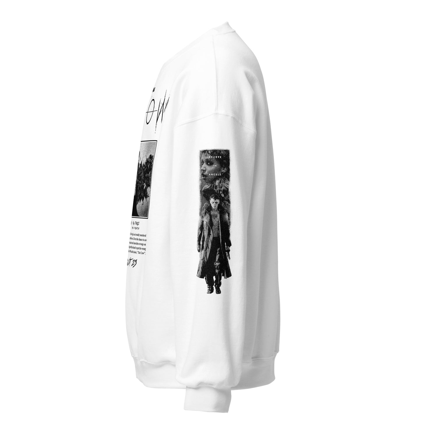 THE CROW 2024 B&W IMAGE WITH SLEEVES - SWEATSHIRT