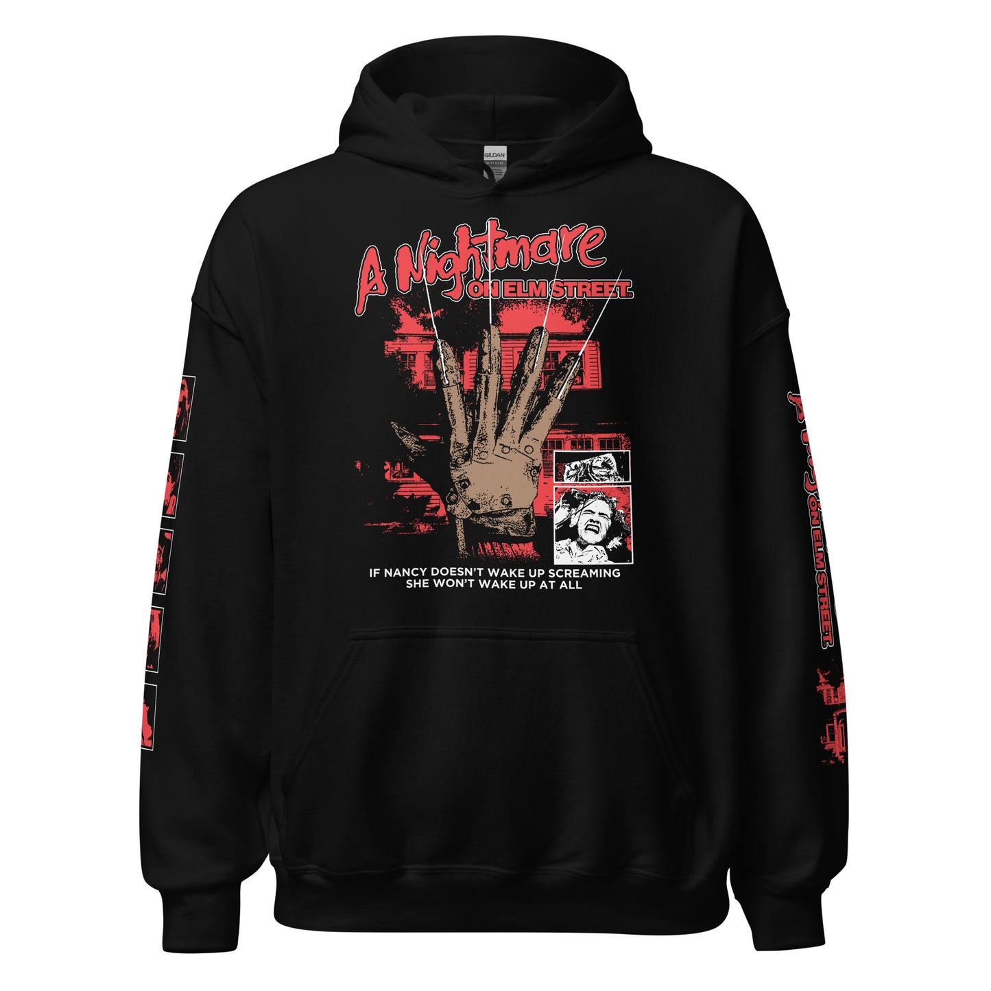 KNIFE GLOVE WITH STIPPLES WITH SLEEVES - HOODIE