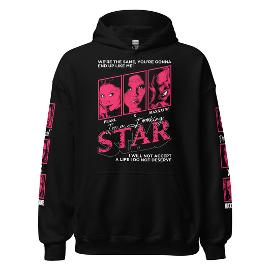 I'M A F**KING STAR! WITH SLEEVES - HOODIE