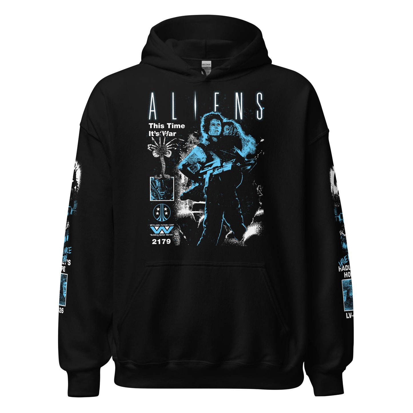 THIS TIME IT'S WAR WITH SLEEVES - HOODIE