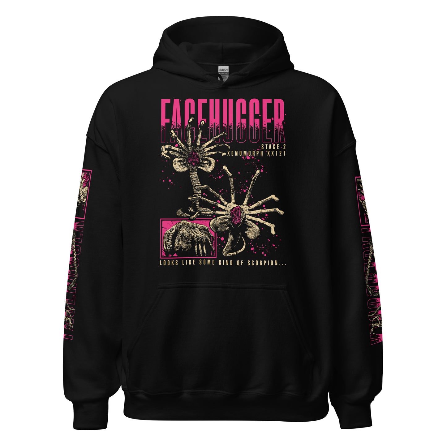 FACEHUGGER WITH SLEEVES - HOODIE