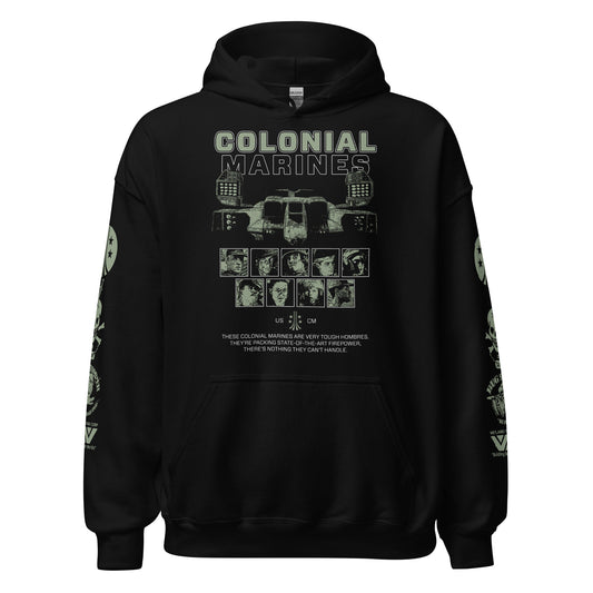 COLONIAL MARINES WITH SLEEVES - HOODIE