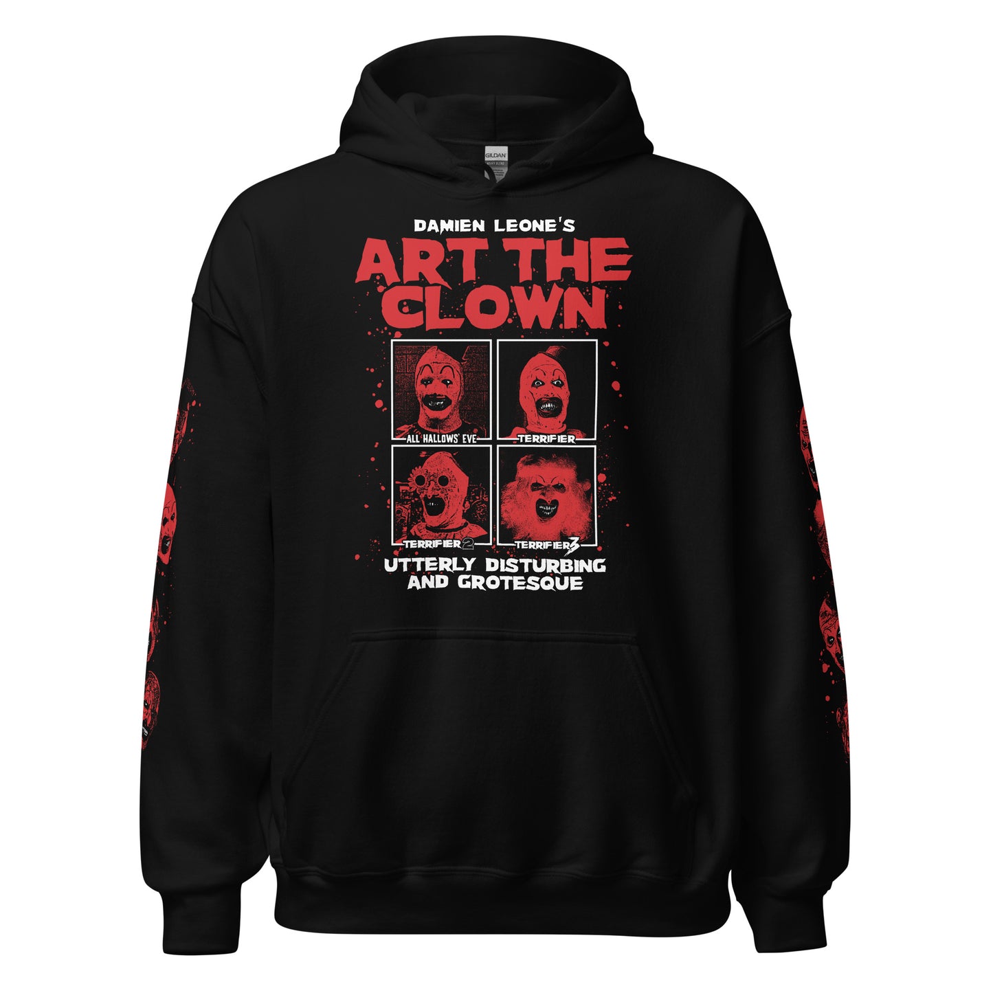 ART THE CLOWN FOUR UP WITH SLEEVES - HOODIE