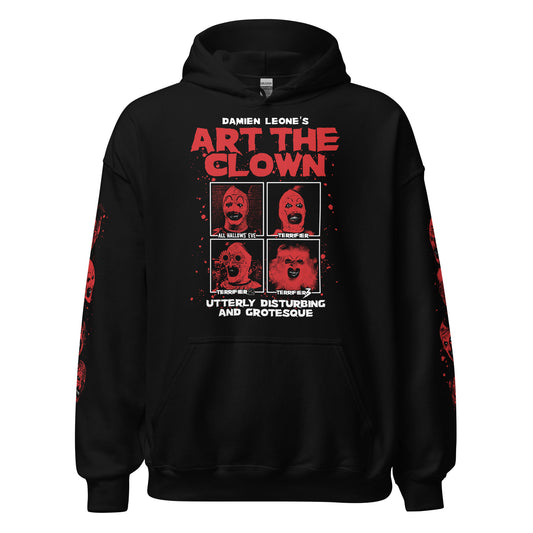 ART THE CLOWN FOUR UP WITH SLEEVES - HOODIE