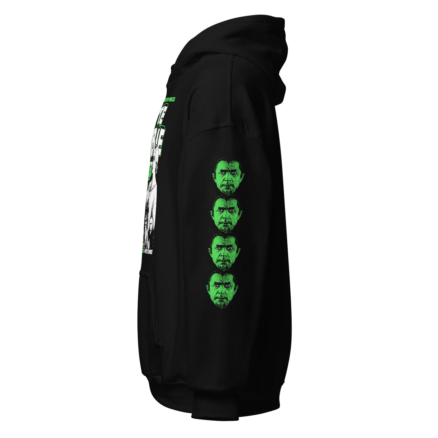 WHITE ZOMBIE WITH SLEEVES - HOODIE