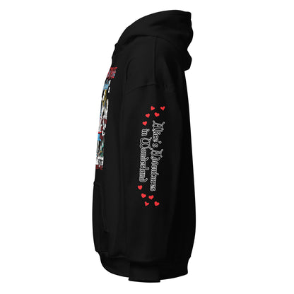 ALICE IN WONDERLAND CLASSIC ILLUSTRATIONS WITH SLEEVES - HOODIE