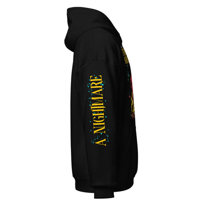 STACKED NIGHTMARE LOGOS WITH SLEEVES - HOODIE