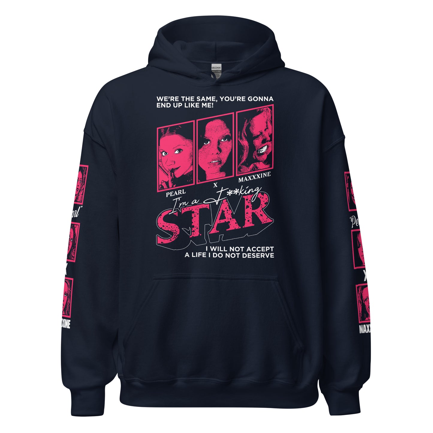 I'M A F**KING STAR! WITH SLEEVES - HOODIE