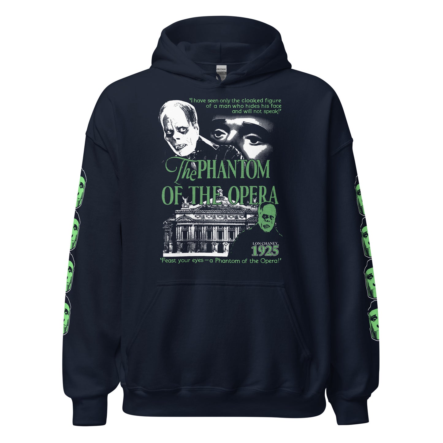 THE PHANTOM OF THE OPERA 1925 WITH SLEEVES - HOODIE