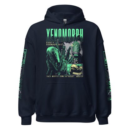 XENOMORPH WITH SLEEVES - HOODIE