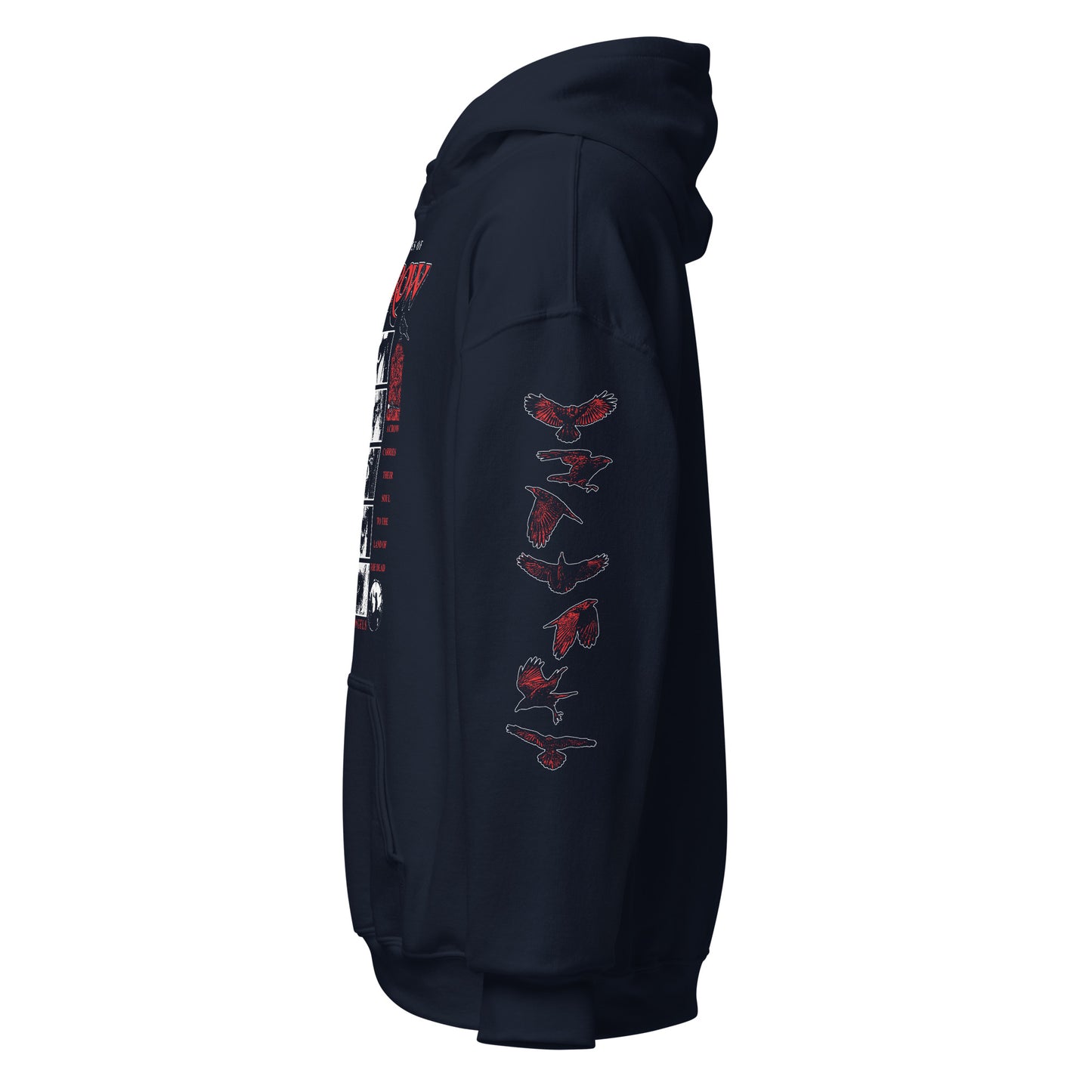 EYES OF THE CROW WITH SLEEVES - HOODIE