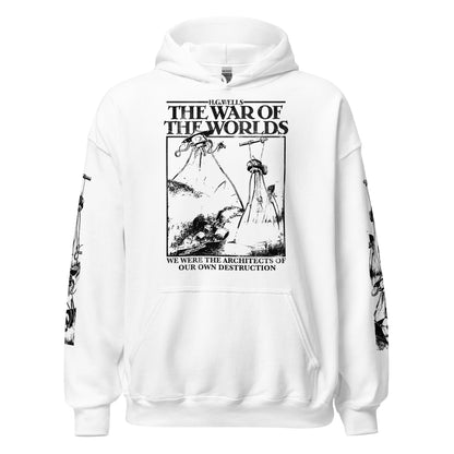 THE WAR OF THE WORLDS BLACK ILLUSTRATIONS WITH SLEEVES - HOODIE