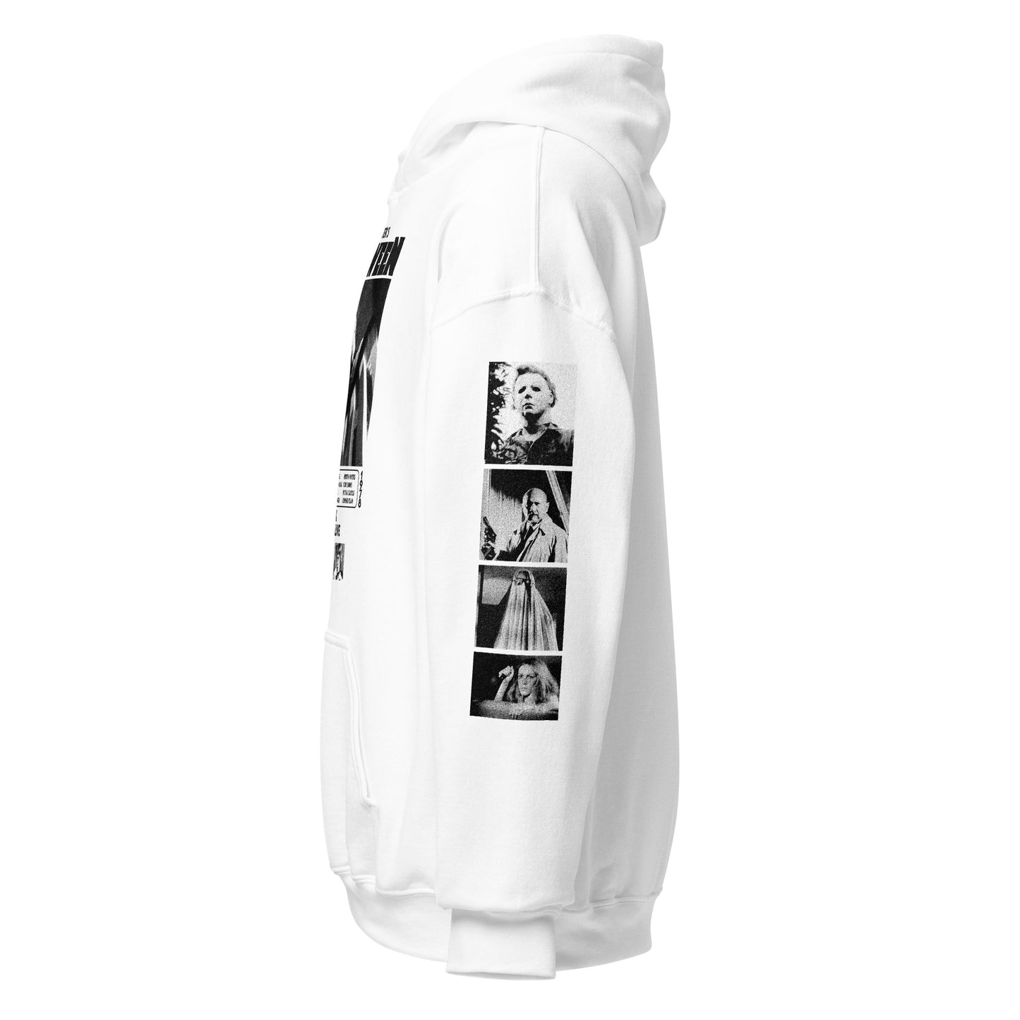 HALLOWEEN BLACK PHOTOS WITH SLEEVES - HOODIE